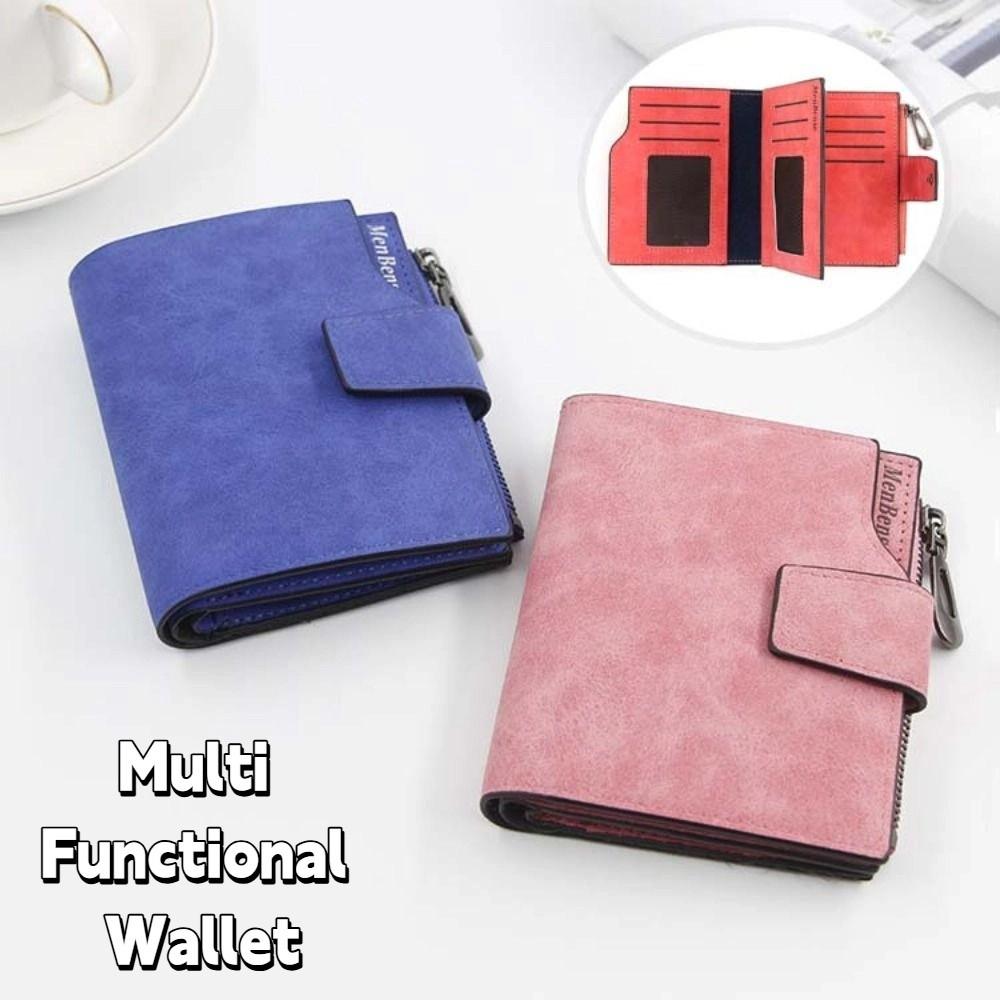 Large Capacity Pocket Purse Wallet Korean Style Short Wallets Elegant Cash Purse Bag  Outdoor