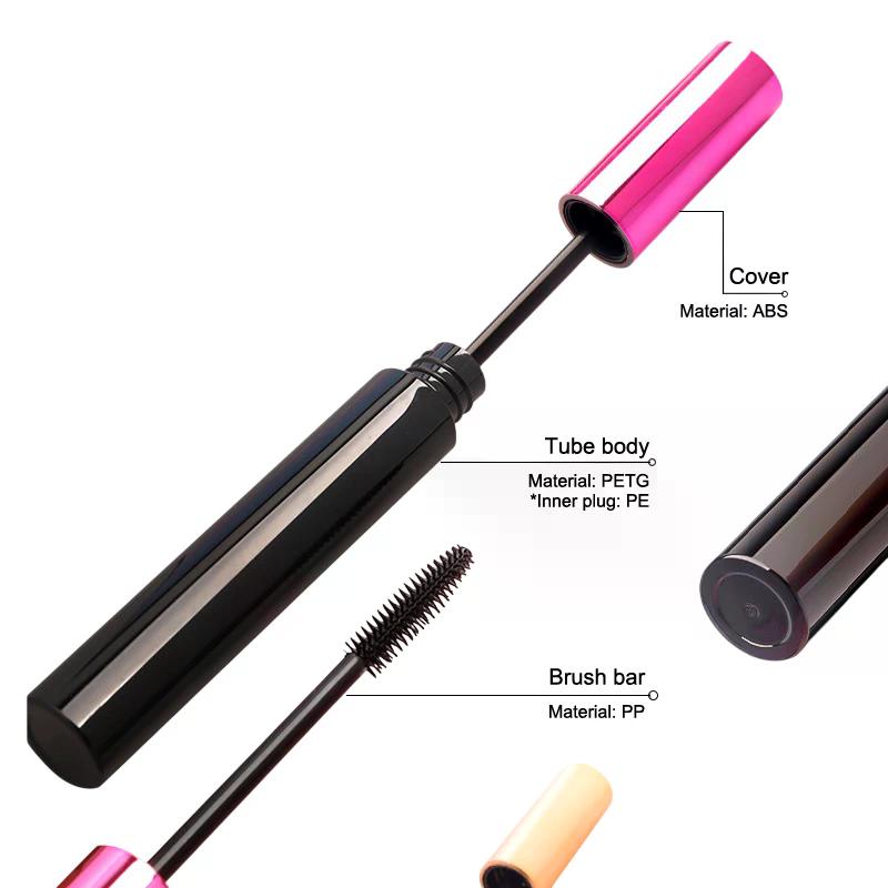 1Pcs 10ML Empty Mascara Tube With Brush Rod Eyelash Vial Liquid Bottle Container Refillable Bottle Packing Tube DIY