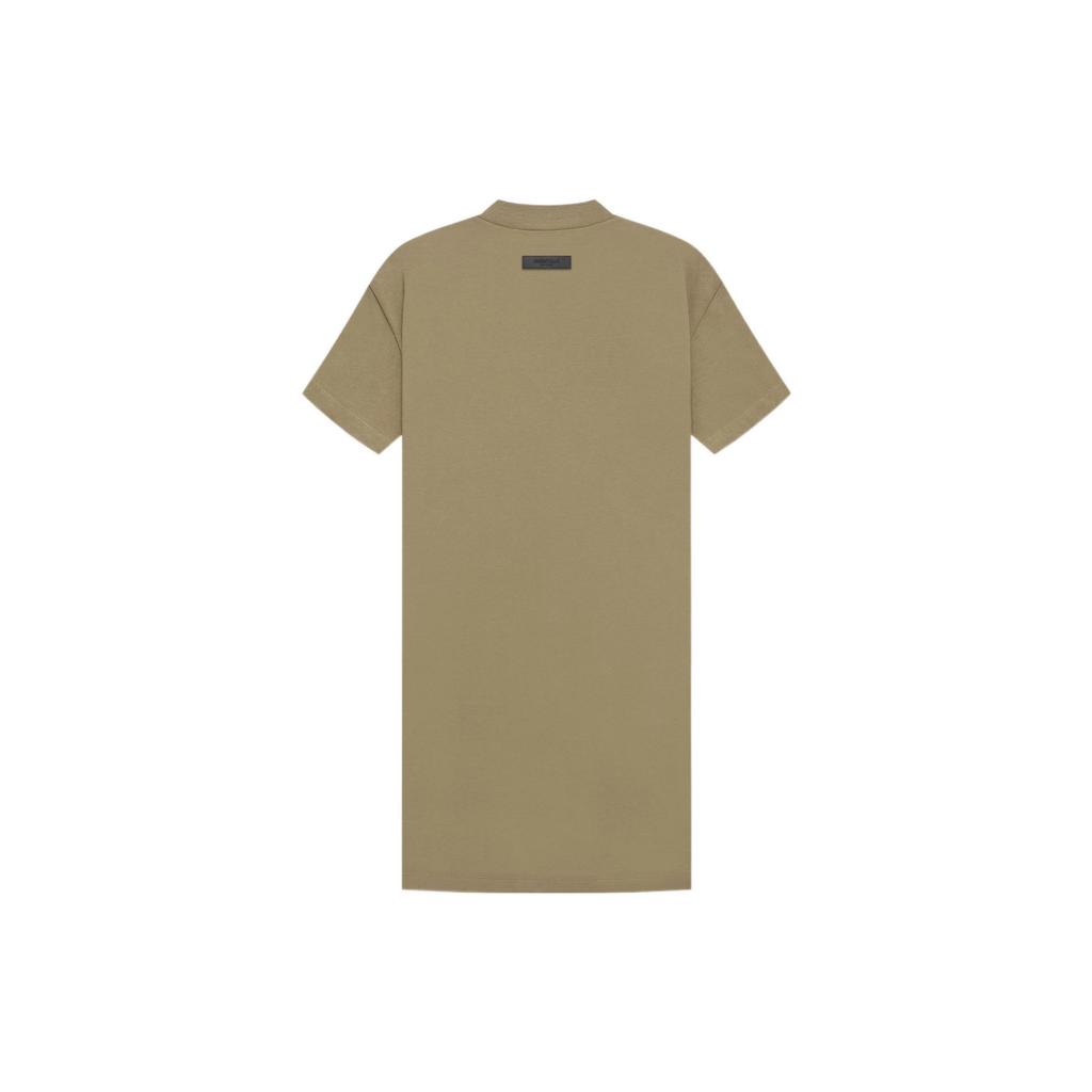 Fear of God Essentials SS22 Oak Short Sleeve Dress Women Dresses Oak-Brown FOG-SS22-025