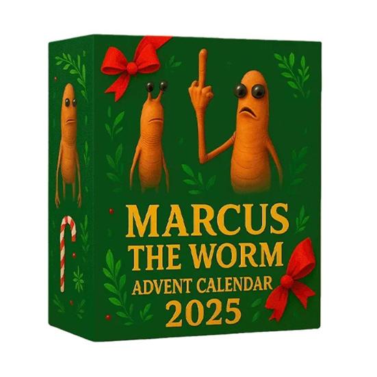 Christmas Countdown Calendar 24 Day Countdown Box 2025 Marcus The Worm