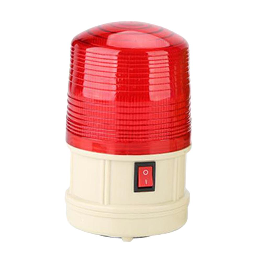DC6V / 12V Warning Lights with LED Flash Construction Rotation Warning Lamp