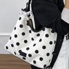 New Large-Capacity Underarm Polka Dot Tote Bag Women'S High-End Light Luxury Niche Commuter Shoulder Bucket Bag