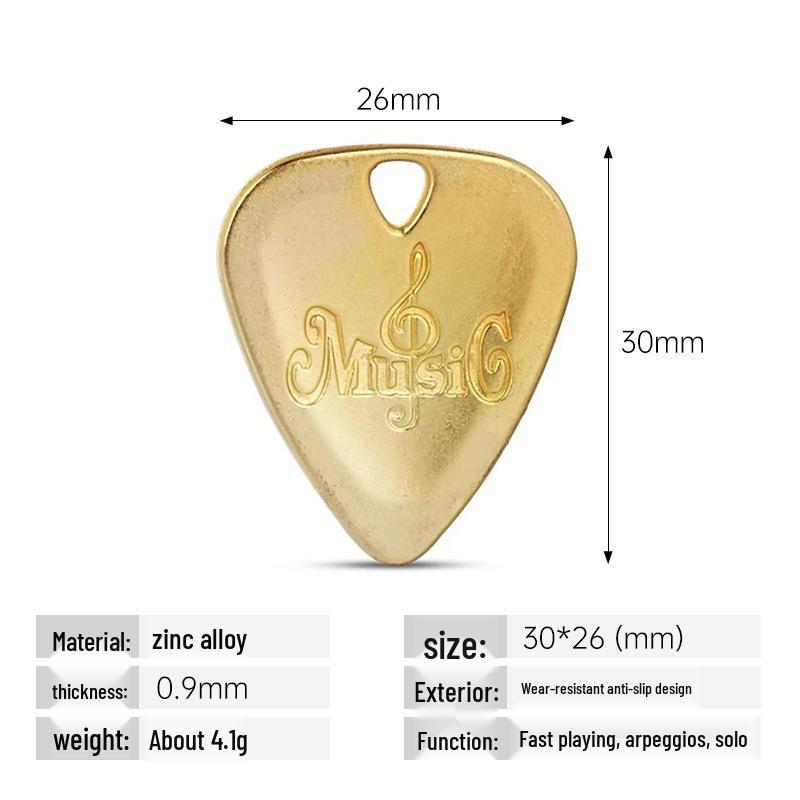 Celluloid & ABS Guitar Plectrums: 0.46, 0.71, 0.96, and Metal Picks