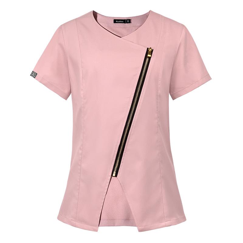 Sleeveless Women's Surgical Gown Set for Doctors and Nurses - Summer Uniform for SPA and Salon