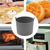4/6Pcs Air Fryer Egg Poacher Cups Silicone Egg Cooker Mold Custard Tart Desserts Cake Baking Tools Muffin Cases Kitchen Supplies