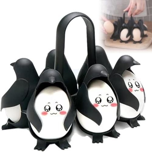 The Penguin 3-in-1 Egg Boiler Is a Versatile Egg Cooker That Cooks, Stores, and Serves Eggs. This Penguin-shaped Egg Cooker Holds Six Eggs for Easy Co