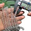 Natural Clear Quartz Wheel-Cut Loose Beads, 7x4.8mm, for DIY Jewelry Making