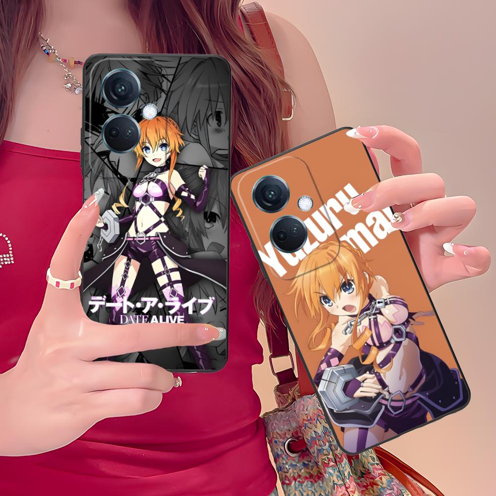 Date a Live Yamai Kaguya Matte TPU Mobile Phone Case for OPPO Reno 14 13 12 11 10 9 8 7 6 5 F T Pro 5G Colorful Printing Cover