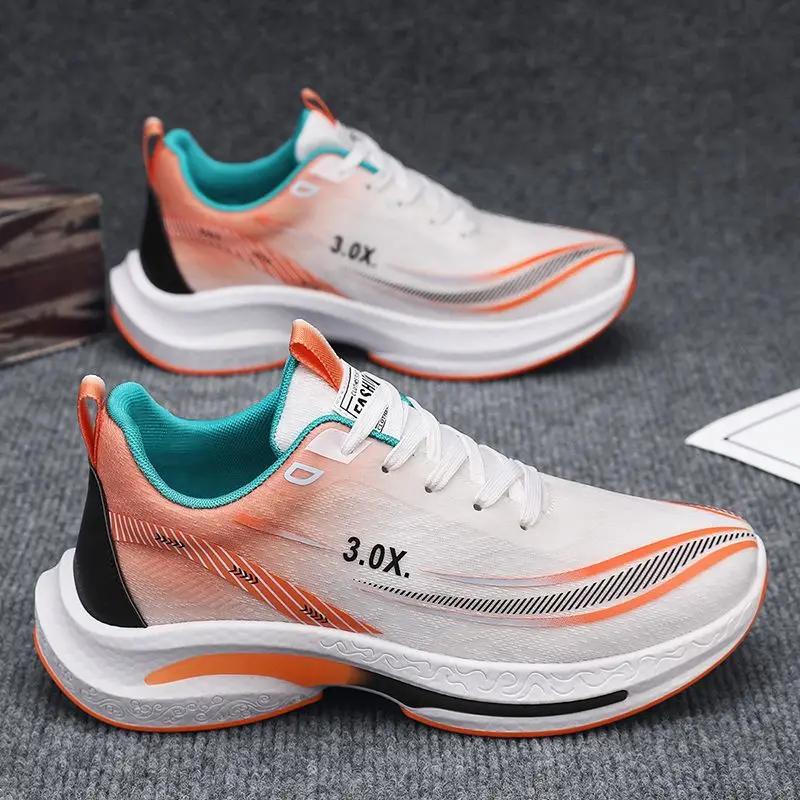 Fashion Mesh Upper Cushioned Insole Men's Casual Sneakers Breathable Running On Clearance Summer Sale Athletic Size 9 Male Sports Shoes