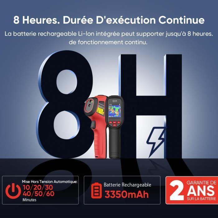 Caméra Thermique - HIKMICRO - E01 - Résolution IR 240 X 240 - SuperIR - Taux De Rafraîchissement 20 Hz