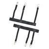 1 Pair Elastic Shirt Holder Stays Three Clip Thigh Suspender Garter Socks Fastener Clip  Men Women