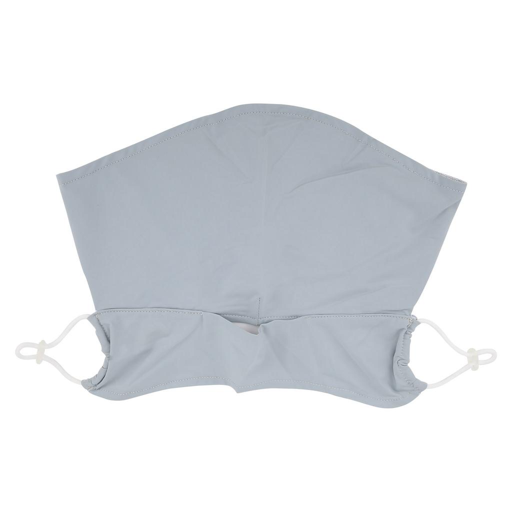 Golf Isilke UV-skydd Halvscarf Huvudbonad Andningsbar Ansiktsskydd för UtomhussporterGrå