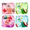 Fun Holiday Souvenirs for Teens Christmas Stress Relief Toy with Internal Dolls, Transparent Soft Maltose Relieving Squishy Toys Cube Sensory