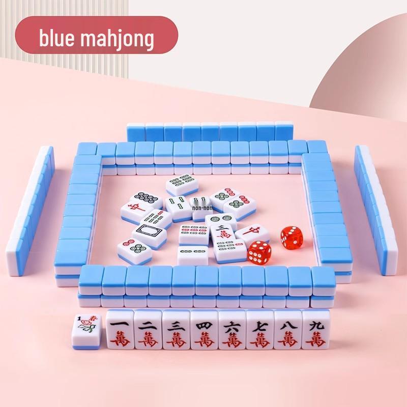 Tragbare Mini-Mahjong-Steine - Kompakt, Niedlich und Ideal für Camping, Wohnheime oder Reisen