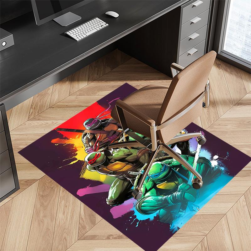 Teenage Mutant Ninja Turtles Printed Absorbent Washable Carpet, Non-Slip Bathroom Mats, Kitchen Rugs, Yoga Mat,Living Room Entrance, Camping Picnic Ru