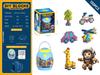 Children'S Assembled Granules Building Block Educational Toys Space Capsule Storage Bucket Gift Box