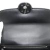 GUCCI Petit GG Shoulder Bag 739722 Double G 2WAY black leather Women Used