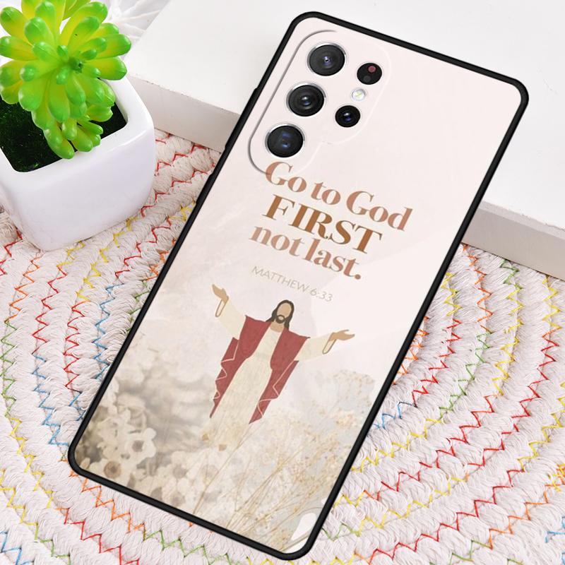 Jesus Christ God Bless You Silicone Phone Case For Samsung Galaxy Note 10 Pro S26 S25 S24 S23 S22 S21 Plus S25Ultra Capa Cover