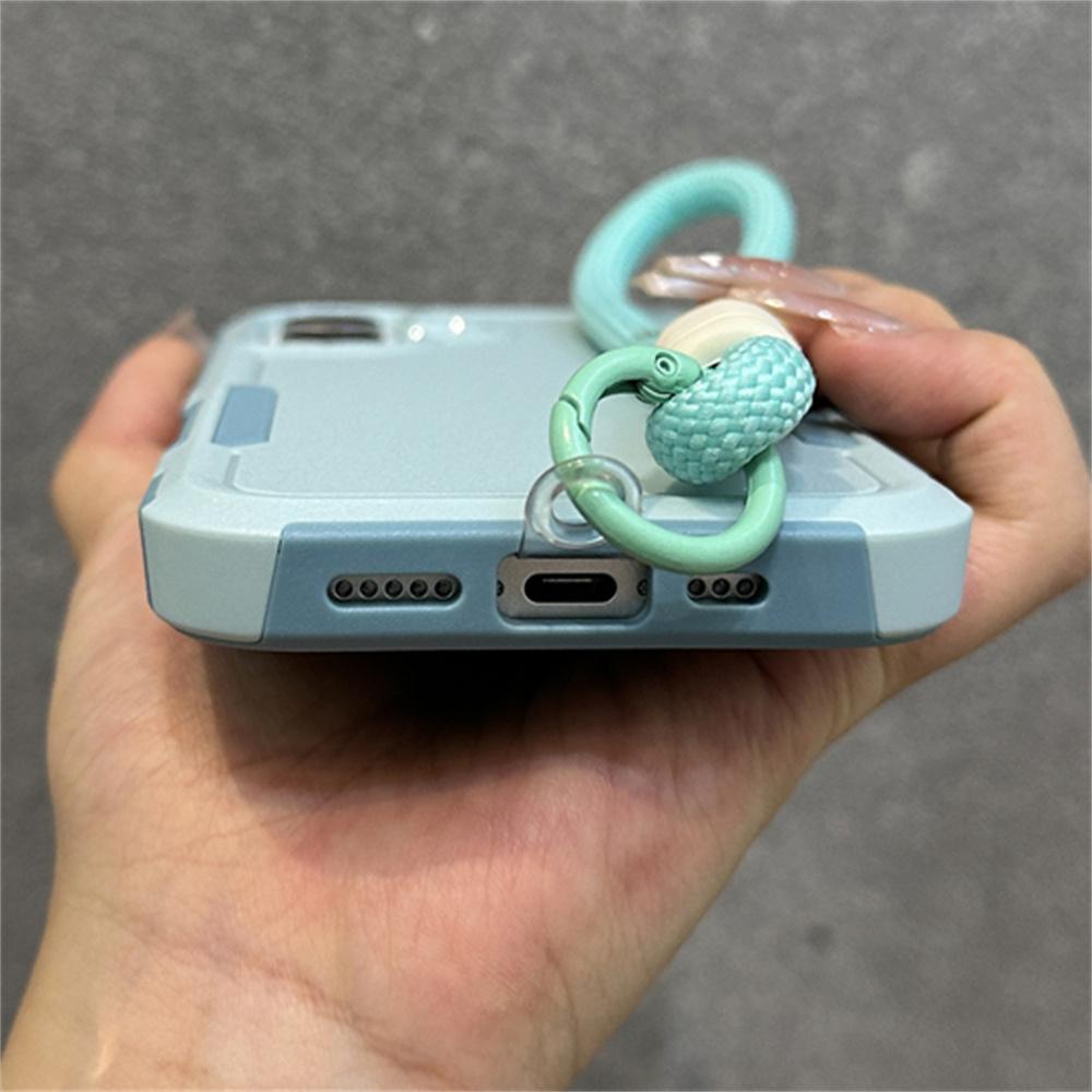Luxury Solid Color Lanyard Soft Phone Case For iPhone 16 15 14 13 12 11 XS Pro Max Plus XR Camera Protection Shockproof Cover