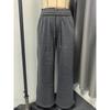 Winter Women's Fleece Lined Elastic Waist Loose Wide Leg Casual Sports Trousers, Crossborder European American Ladies Pants