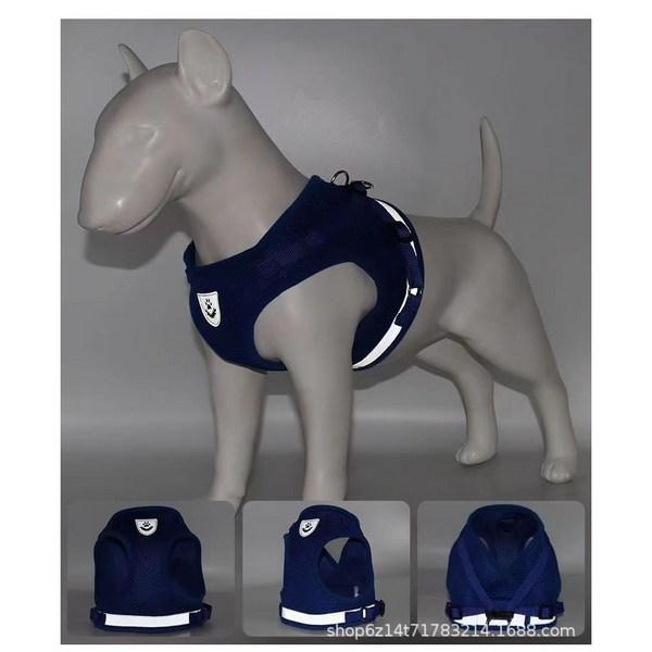 Set ham de plimbare de siguranță reflectorizant pentru câini Tiny Tog, roșu, 1 set