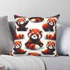 Red Panda Cute Pillowcase Polyester Linen Velvet Printed Zip Decor Throw Pillow Case Home Cushion Cover