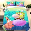 SpongeBob SquarePants Duvet Cover Set, Boy and Girl Duvet Cover Pillowcase, Cute Set, King Size Bedding Set 2/3 Piece Set