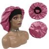 No MOQ Factory Luxury Designer Satin Hair Sleep Bonnets Bonnet