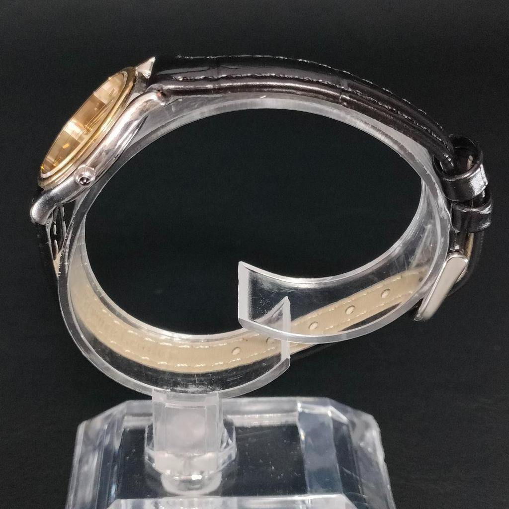 [USED] SEIKO Credor 18KT Gold Silver Leather