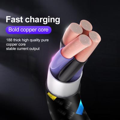 USB Type C Cable 2.4A Fast Charging For Xiaomi 13  P60 Samsung S23 iPad USB A To Type C Data Sync Cord USB C Charger Wires