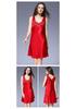 Ice Silk Lace Sleeveless Nightgown for Women - Sexy, Loose, Plus Size Pajamas