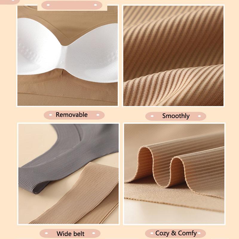 Children Underwear Wide Shoulder Bra Square Neck Breathable Tops Vest Seamless Girls Bras Fixed Padded Sports Solid Tank