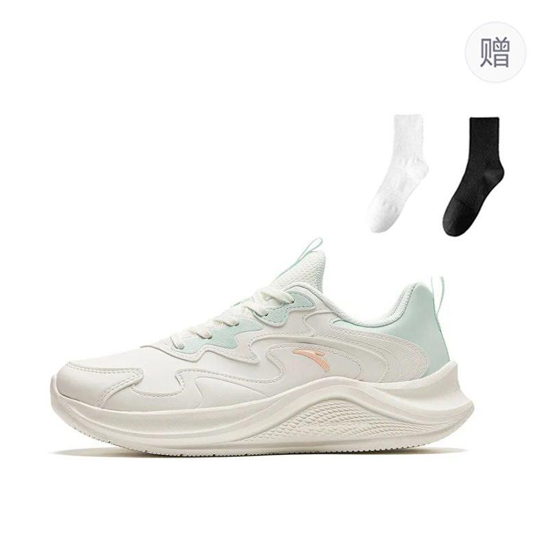 Anta Wander Low top Casual Running Shoes Women's White Blue 922625558F-8