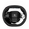 Funda de Volante de Cuero para Coche para Peugeot 3008 2008 Rifter 208 5008 Partner Expert 308 SW 408 Híbrido EV 2025 2026 Accesorios
