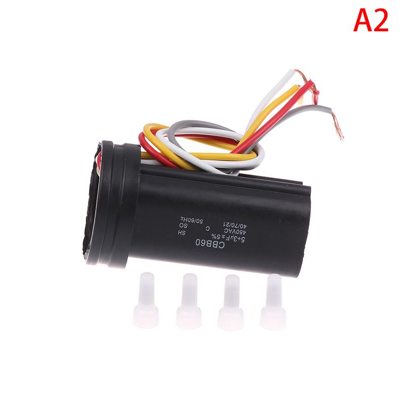 Cbb60 Double Capacitor 4-Wire Start Capacitor Dual Cylinder Semi-Automatic Washing Machine Starting Capacitor Four Wires