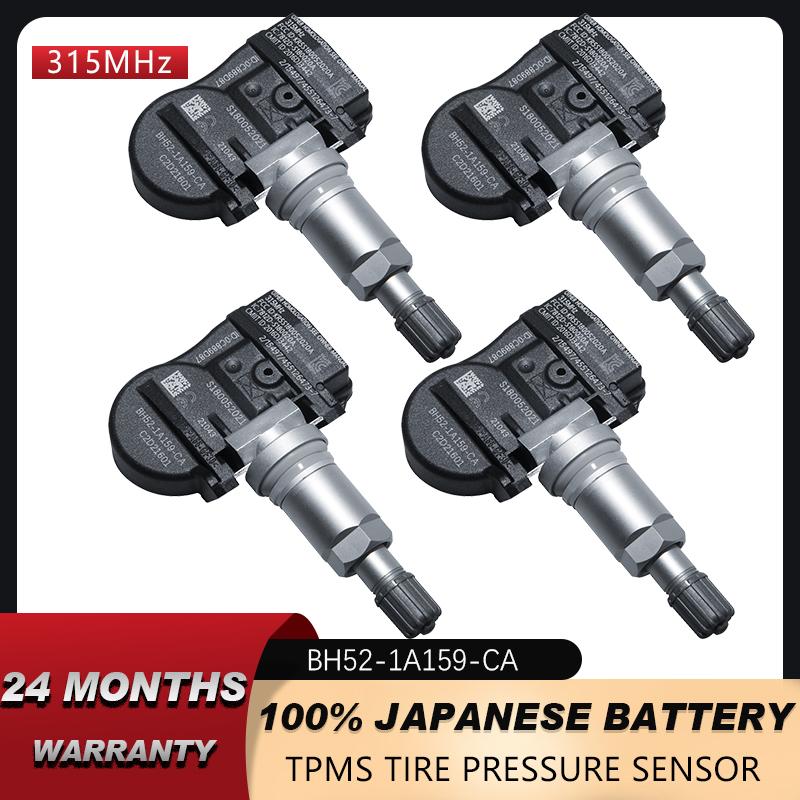 TPMS SENSOR For LAND ROVER LR2 LR4 Range Rover JAGUAR F-Type XJ Series Tire Pressure Monitor 315MHZ C2D21601 BH521A159CA 1 SET (4PCS)