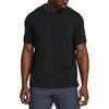 Under Armour Meridian Solid Fashion Versatile Comfortable Crew Neck Short Sleeve T-Shirt Men Tops Black 1386973-001