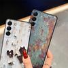 Retro Rust Case for Samsung Galaxy A14 A15 A12 A13 A34 A72 A73 A17 A24 A23 A54 A71 A51 A52 A16 Phone Cover