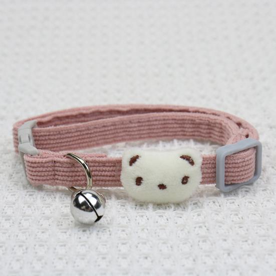 Hundehalsband Hohe Elastizität Atmungsaktiv mit Glöckchen Mode Welpen Katzen Halsband mit Glöckchen für Kätzchen