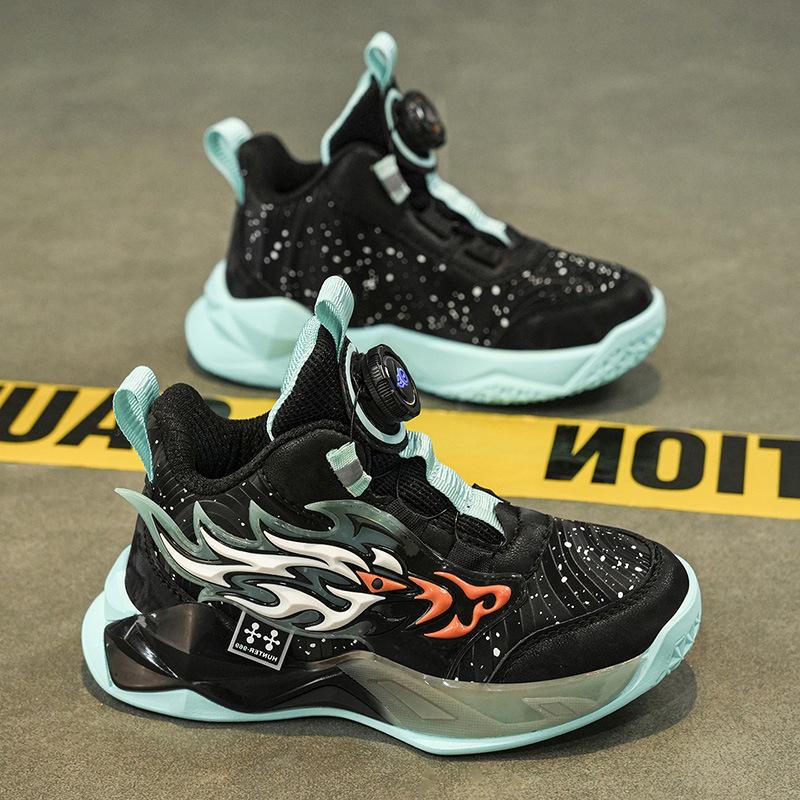 2025 Boys' Basketball Shoes: Non-slip, Autumn/Winter Style, Perfect for Training & Running, for Kids & Students.
