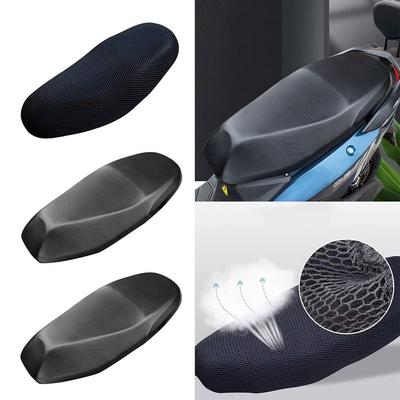 Universal Black Motorcycle Seat Cover Waterproof Dustproof Seat Protector Non-slip Breathable Seat Pad Motorcycle Accessories