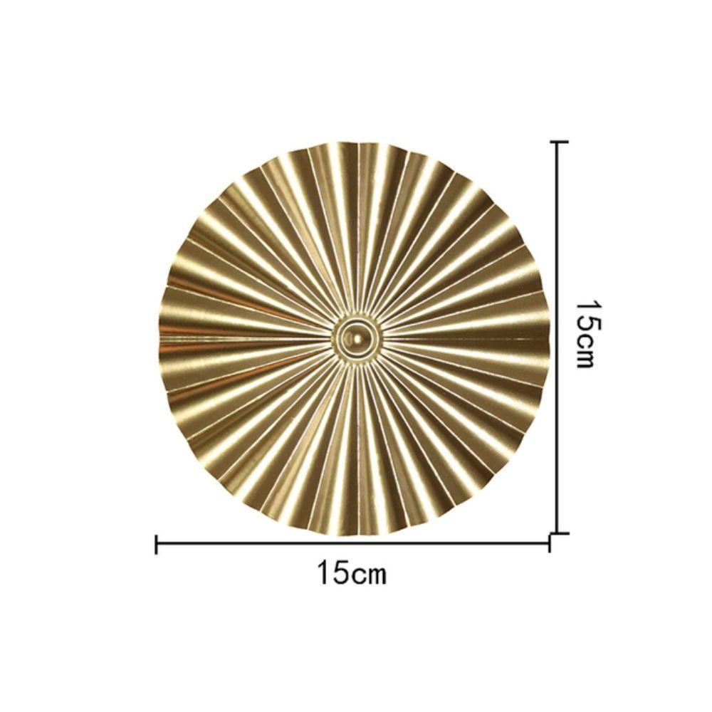 

Unique Design Gold Disc Background Room Decoration Wall Ornaments Wall Pendants Sofa Ornaments Disc S-E