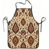 1pc Vintage Floral Pattern Print Apron, Durable and Easy To Clean, Adjustable Waistband, Polyester Material, for Kitchen Cooking, Gardening, Orchard P