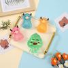 Alien Poop Superhero Squeeze Toy Slow-Rising TPR Fidget for Stress Relief Cute Glittery Decompression Gadget for Kids Adults