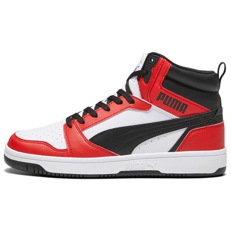 PUMA Rebound Sneakers  Red White Black  Men s 392326-04 EU 38