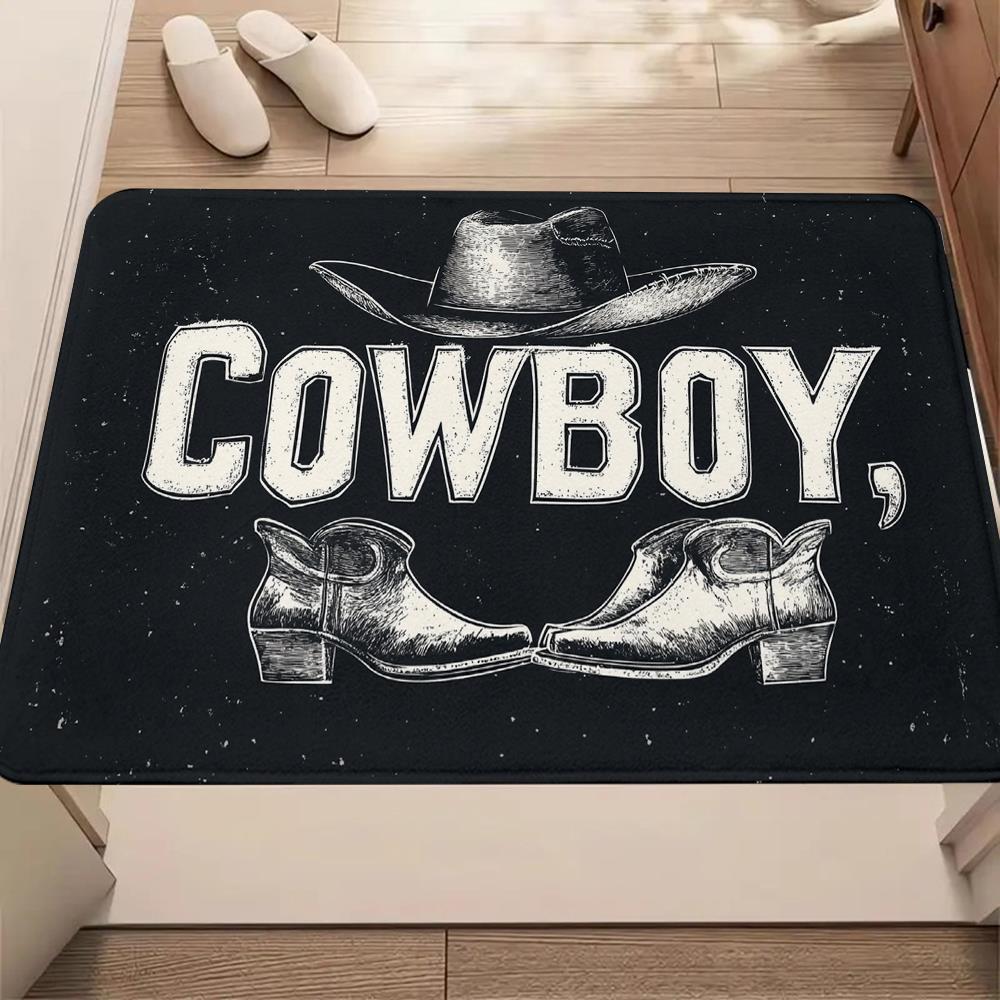 1pc Modern Style Rug Carpet Doormat, for Bedroom Living Room Home Kitchen Decor Indoor Holiday Decoration, Autumn And Summer Decoration