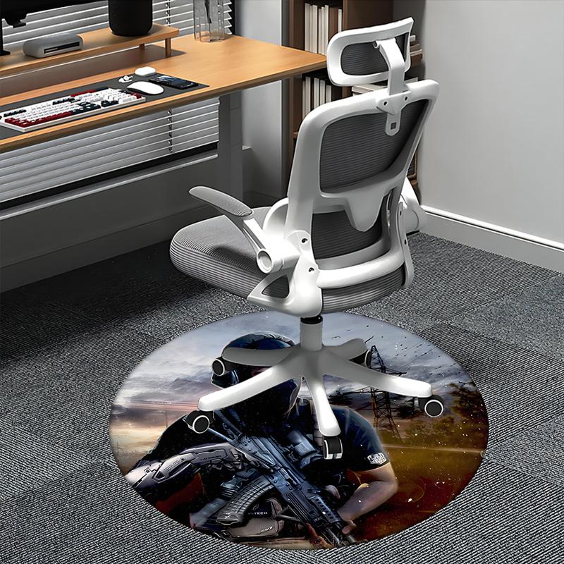 

Tactical Gear,Military Equipment Round Rug-Soft and Comfortable, Machine Washable, Non-slip, Suitable for Living Rooms, Bedrooms, Entryways, 80cm by 80cm