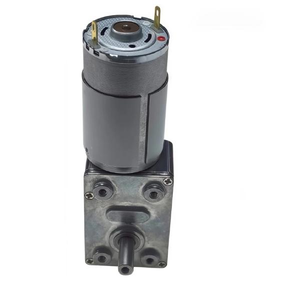 DC Electronic 4632-395 Worm Gear Motor Low Speed 7-201RPM Worm Reduction Gearbox Engine 12V 24V Self-locking Geared Motor