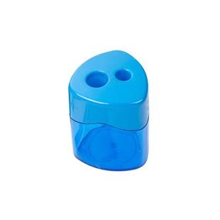 Creative Plastic Triangular Double-Hole Pencil Sharpener for Elementary Students, Personalized Manual Pencil Sharpener