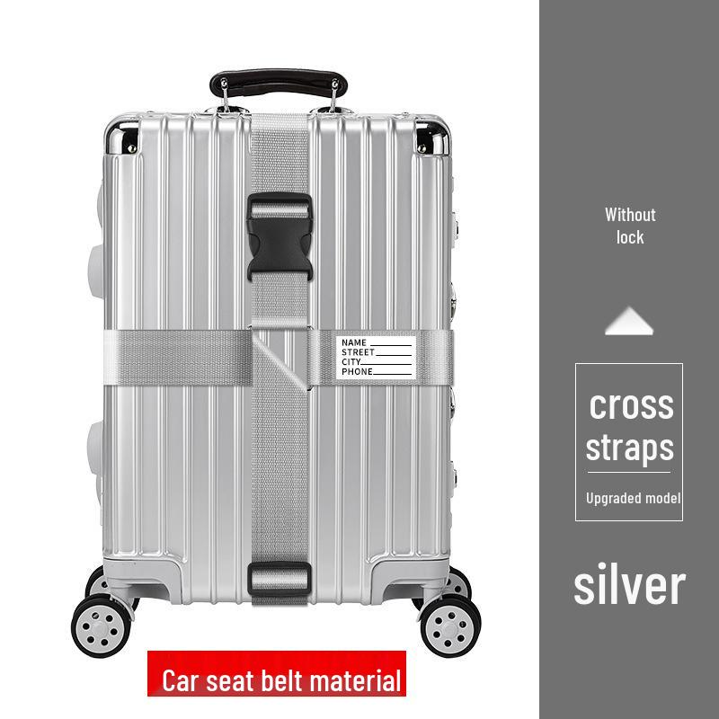 Cross Strap Suitcase Stabilizer: Secure Adjustable Travel Luggage Reinforcement